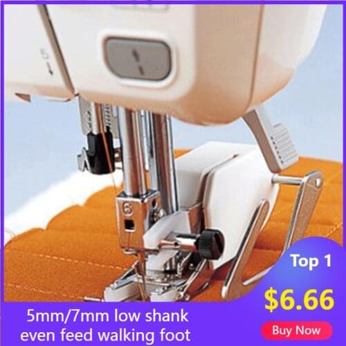 Walking Even Feed Quilting Presser Foot Feet For Low Shank Sewing Machine For Arts Crafts Sewing Apparel Sewing Fabric