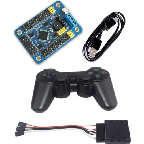 PS2 Remote Control Robot Arm Rotating Head Controller 32 Channel Steering Gear Driver Board Robot Motherboard DIY RC Toy Parts
