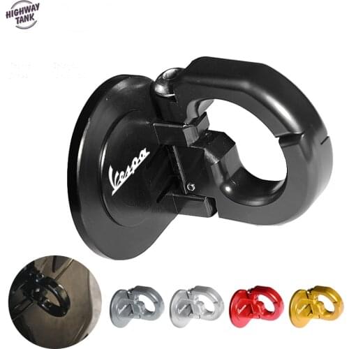 Scooter Foldable Helmet Lock Hook Case for Piaggio Vespa GTS 300 300ie GTS300 Aluminum