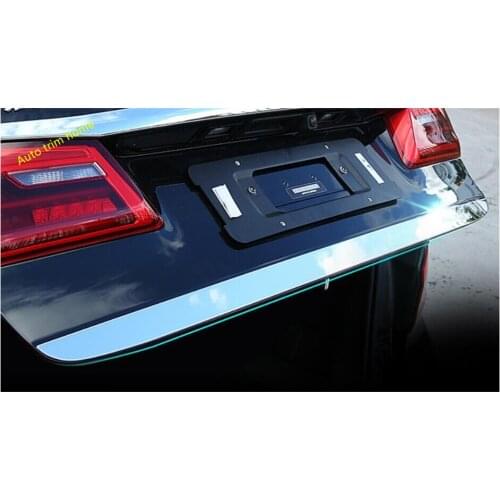 Tail Rear Trunk Door Bottom Strip & Upper Tailgate Streamer Panel Cover Trim Fit For BMW 5 Series Sedan G30 530I 2017 - 2020