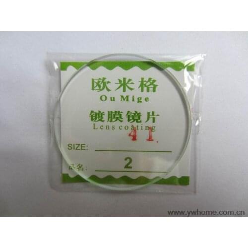 Freeshipping New flat glass watch crystal diameter 41 mm Thick 2.0mm