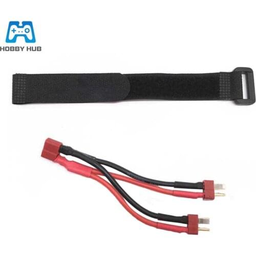 For Feiyue FY03 FY02 Double Battery Convert Wire T Plug Parallel line for FY01 For WLtoys 12428 12423RC Car Parallel line