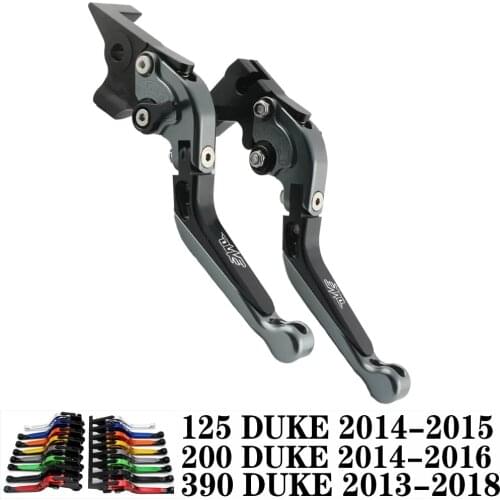 For KTM 125 DUKE 2014-2015 200 DUKE 2014-2016 390 DUKE 2013-2018 CNC Motorcycle Adjustable Brake Clutch Lever Levers Folding