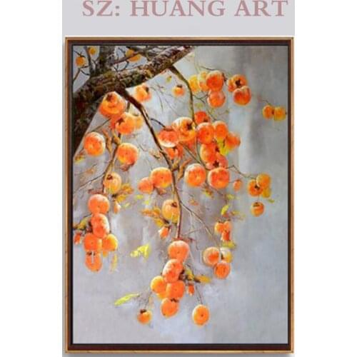 Still life oil painting by hand porch decoration painting American vertical version corridor corridor living room hanging murals