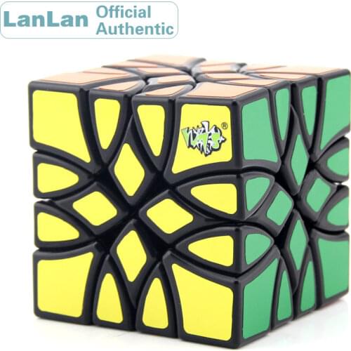 LanLan Mosaic Magic Cube Strange Shape Irregular Cubo Magico Professional Neo Speed Puzzle Antistress Educational Toys