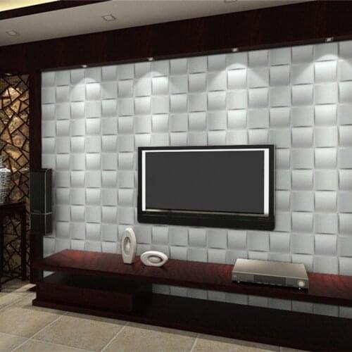 Tile Sticker Eco-friendly Lightweight Flame Retardant PVC 3D Relief Wall Panel Supplies Decal for Home Waterproof Sticker