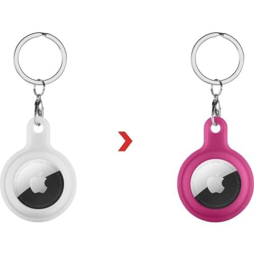 New Arrival Sunshine Change Color Cover for Airtag Soft Silicone Cases For Apple Airtag Case