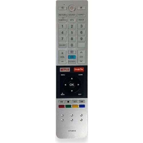 New Remote control CT-8514 suitable for toshibaa SMART TV with NETFLIX GOOGLE PLAY apps