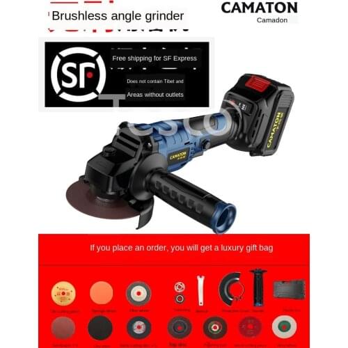 Rechargeable angle grinder lithium battery high power electric wireless cutting machine hand polisher portable