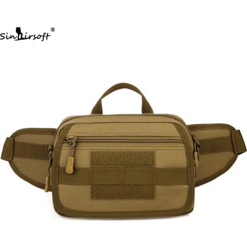 Military Tactical MOLLE Waist Bags Multifunction 6 Inches Phone Shoulder Hiking Camping Soldier Messenger Crossbody