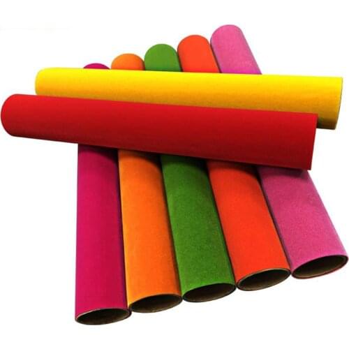 1 Sheet 25*25cm Flocking Heat Transfer Vinly Lettering Velvet Film for Heat Press Machine T-shirt Iron On HTV Printing