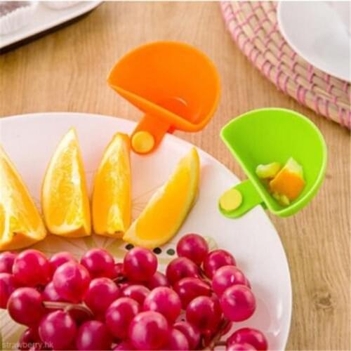 1Psc Dip Clips Kitchen Bowl Kitchen Tool Small Dishes Spice Clip For Tomato Sauce Salt Vinegar Sugar Flavor Spices Accessories