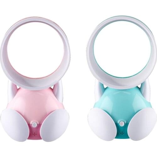 5V Bladeless Fan Desktop USB Mini Fans Cartoon Precious Portable Small Electric Fan Office Family Desk Fan