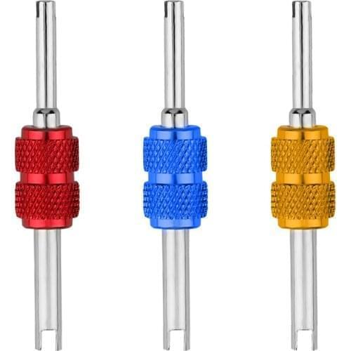 Aluminum Alloy Auto A/C Air Conditioning Valve Core Remover Tool Wrench Automotive Air Conditioning Universal Repair Tools