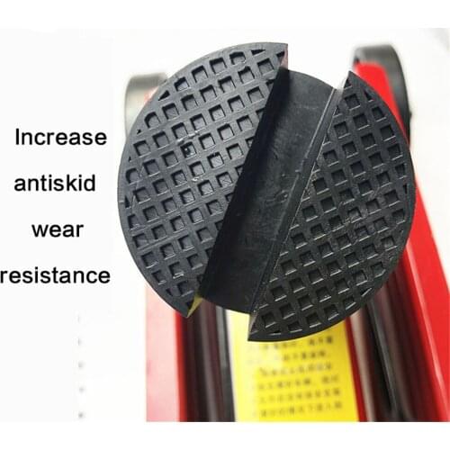 Car Lift J a ck Stand Rubber Pads J ack Pad Disc Hydraulic Disk J a ck Stand Black Rubber Slotted Floor Pad Head Skid