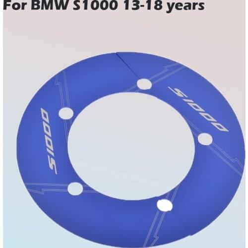 Suitable for BMW S1000 13-18 years aluminum alloy CNC modified belt drive cover rear gear decorative cover
