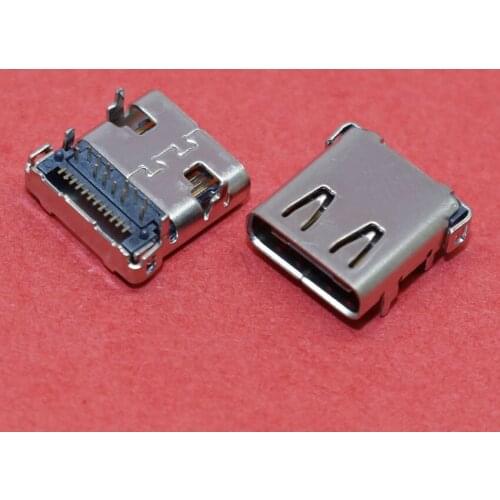 ChengHaoRan New Type C USB Female Jack C USB Power Connector Charge Dock port Plug, MC-374