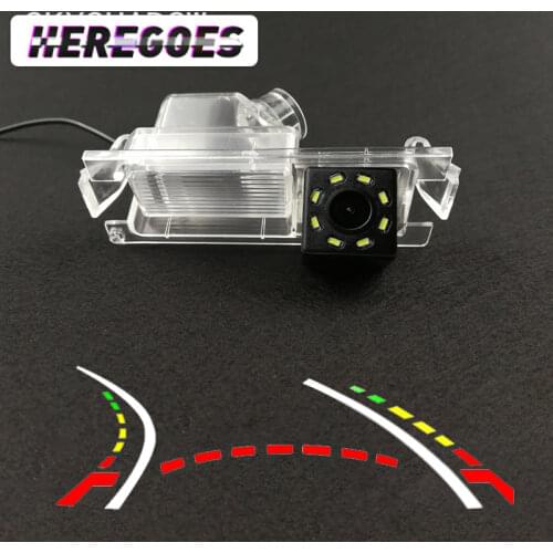 For Kia K2 Rio Sedan Hatchback Ceed 2013 Wireless Car CCD Rear Camera Fisheye 12 led dynamic Night Vision frame