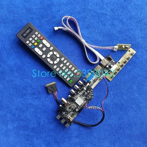 For LP156WF1 (TL)(B1)/(TL)(B2)/(TL)(C1)/(TL)(C2)/(TL)(C3) panel DVB-T USB+AV LVDS 40Pin 1920*1080 3663 controller board kit