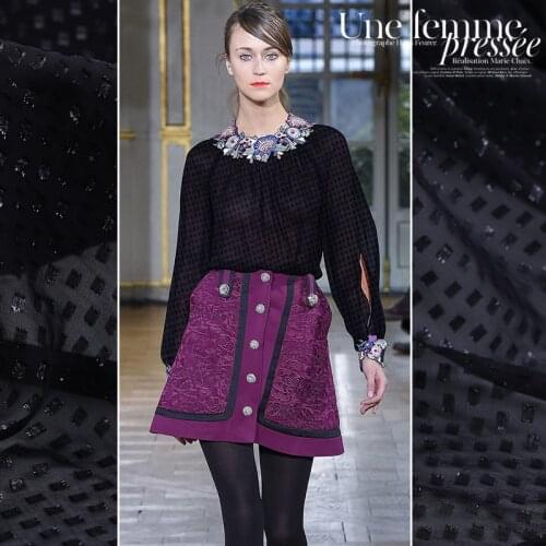 Rayon Silk Handmade DIY Veil Tailoring Floral Transparent Soft Draping Mulberry Jacquard Sunscreen Clothing Beach Skirt Hanfu