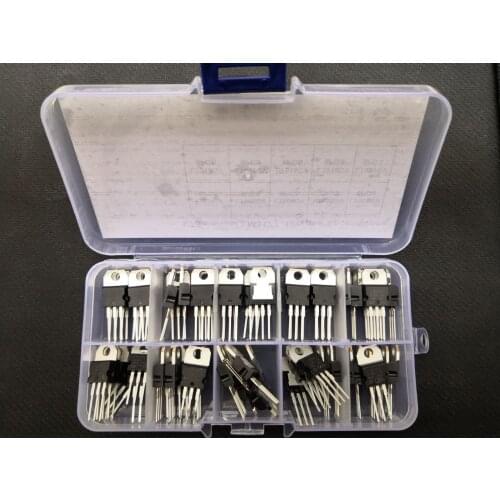 10kinds*6pcs Transistor kit box LM317T/L7805CV/L7806CV/L7808CV/L7809CV/L7810CV/L7812CV/L7815CV/L7818CV/L7824CV Voltage Regulator