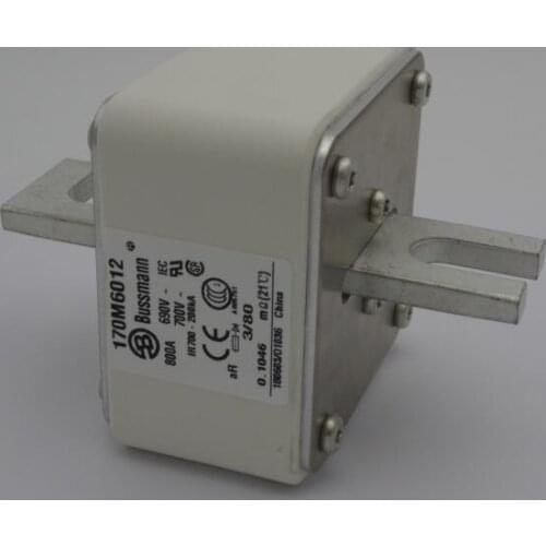 Square body and high speed 800A 690V 170M6012 Fuses electrical fuse types fuse in fuses