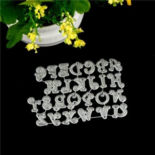 Magic Capital Letters Metal Cutting Dies For DIY Scrapbooking Album Paper Cards