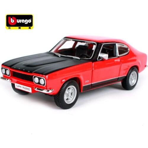 Bburago 1:32 1970 FORD Capri RS2600 Retro Classic Car Diecast Model Car Toy New In Box Free Shipping Vintage car 43207