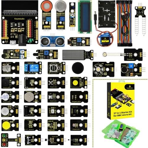 Keyestudio 37 in 1 Sensor Starter Kit for BBC Micro:Bit (NO Micro:Bit Board )