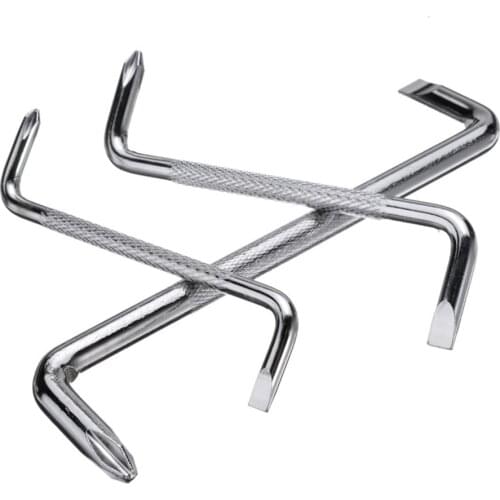 3pcs Bending Cross Word Screwdriver Set with Magnetic Z Type Alloy Steel Labor-saving Repair Disassemble Hand Tool Sets