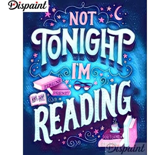 Dispaint Full Square/Round Drill 5D DIY Diamond Painting "Letter pattern" Embroidery Cross Stitch 3D Home Decor A10881