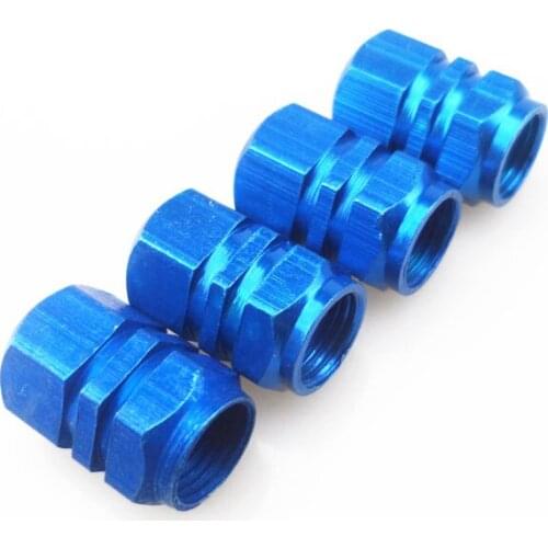 New 4PCS aluminum alloy anti-theft tire valve stem air cap airtight cover car accessories for Chevrolet Cruze