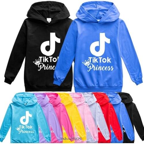 New Arrival Tik Tok Baby Girls Sweatshirts Spring Autumn Children Hoodies Long Sleeves Sweater Tik Tok Kids T-shirt Clothes