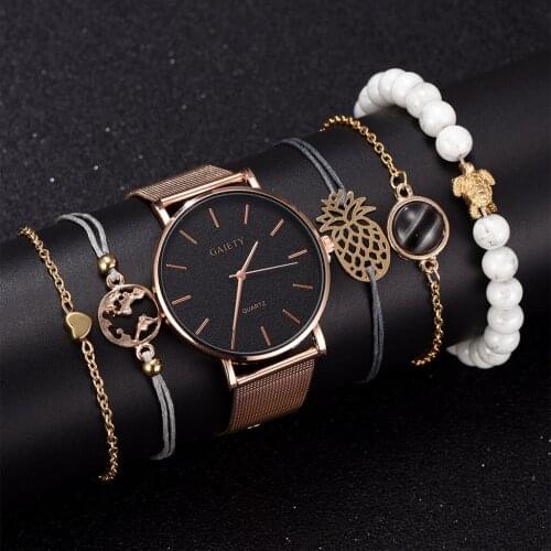 New Women Fashion Watch Creative Lady Casual Watches Stainless Steel Mesh Band Stylish Luxury Quartz Watch For Women A3764