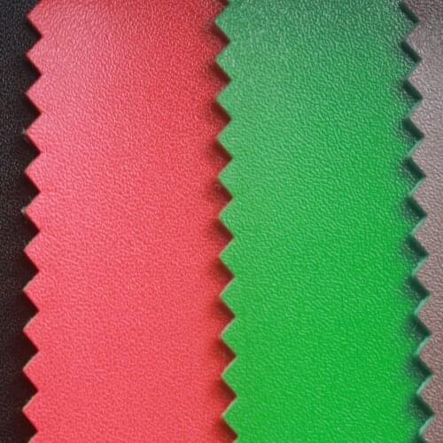 10 yards roll New color-trimmed PVC fine-grain artificial leather Luggage notebook cover leather fabric wholesale