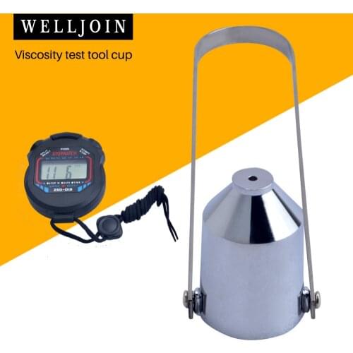 Paint Viscosity Cup Viscometer Flow Cup With Stopwatch Mixing Thinning Tool Viscosity Test Cup 2