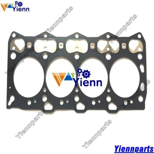 For ISUZU 4LE1 Cylinder Head Gasket 8-98048945-0 For HITAICHI EX55 KOBEICO SK75 SR75 Excavator 4LE1 Engine Repair