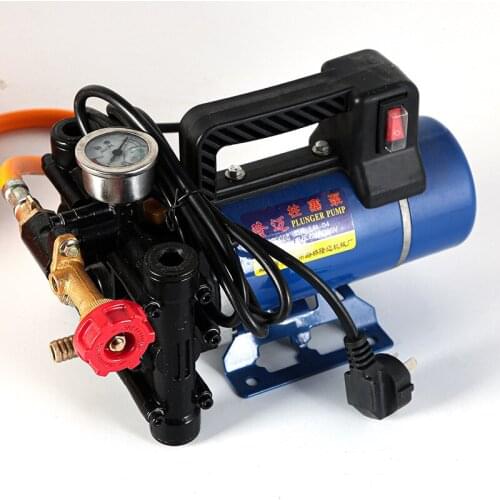 200W Agricultural Electric High Pressure Pump / Garden Tools Spraying Watering Car Wash Irrigation Double Cylinder Piston