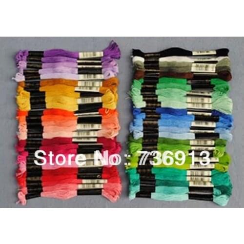 Embroidery Floss Thread // Cross Stitch Thread Floss // Total 447 Pieces // Choose Any Colors