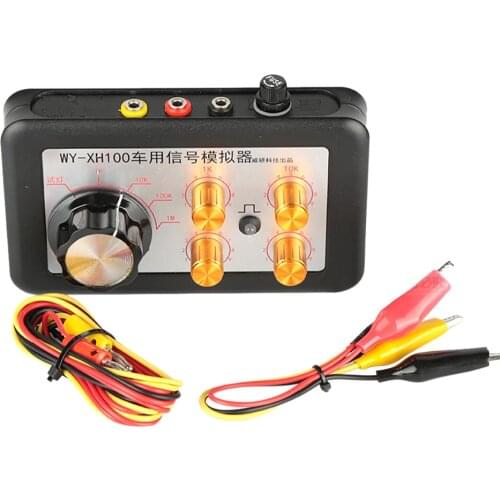 Car Signal Simulator Automotive Signal Generator Temperature Sensor Water/Fuel Tester Rail Pressure Sensor Crankshaft Sensor 12V