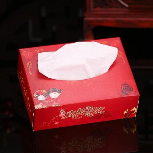 Creative Boxed Super Soft Double Napkin Hotel Wedding Supplies Wedding Festive Removable Tissue
