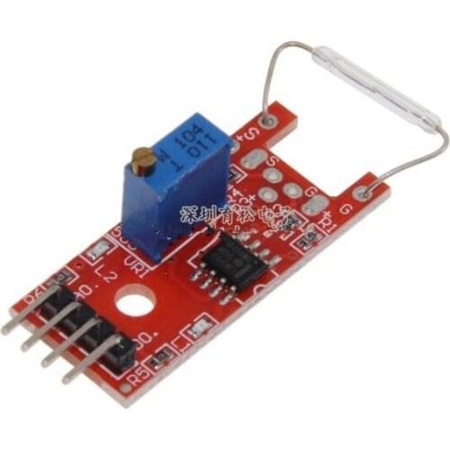 Reed Switch Sensor Module Magnetron Module Reed Switch Magnetron Switch Red Board