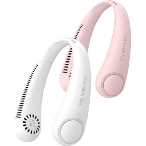 Xiaomi Neck Fan Portable Fan Mini Bladeless Fan 4000mAh USB Rechargeable Air Conditioning Fan Mute Sports Fans for Home Outdoor