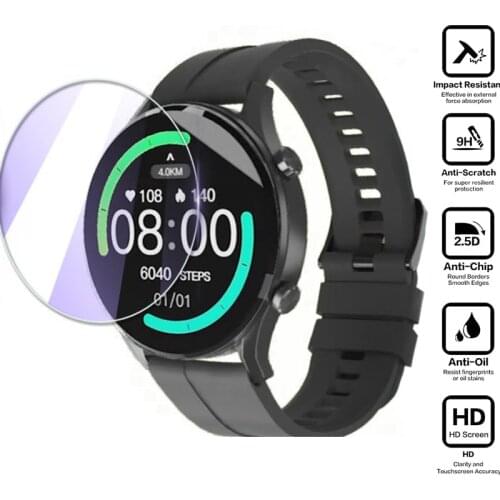 Smartwatch Tempered Glass Protective Film Guard For Xiaomi Imilab Smart Watch W12 Sport Full Screen Protector Cover Accessories