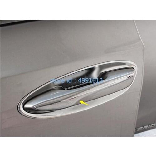 Car Body Styling Detector Inner Sticks Frame Lamp Trim ABS Chrome Door Handle 4pcs For Lexus UX 200H 250H 260H 2019 2020