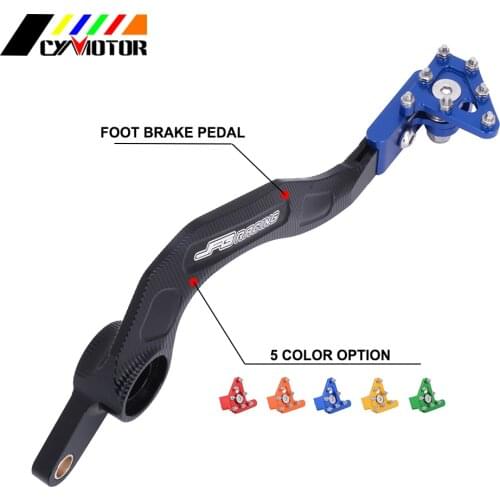 Aluminum rear Brake Pedal lever brake For Yamaha YZ250F YZ250FX WR250F YZ WR 250F YZ 250FX 2010-2015 2016 2017 2018 2019 2020