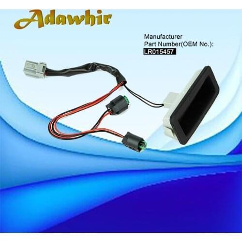 Auto Car Rear Tailgate Door Release Handle Switch Wire LR015457 CXB000456PVJ For Land Rover Discovery 3 4 Black Plastic