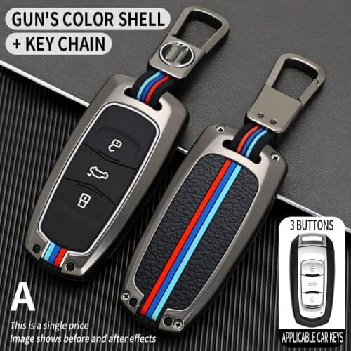 Alloy Car Key Case Key Cover for Geely Atlas SUV Boyue Borui Coolray Emgrand NL3 EX7 X7 EC7 GX7 EC715 RV EC718 GT GE SC6 GC9