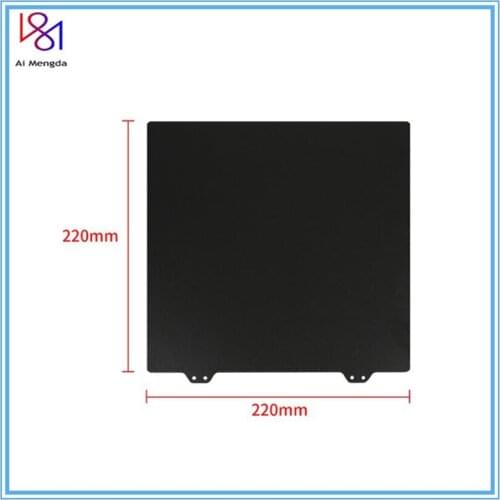 3d Printer Parts Double Sided Textured Pei Spring Steel Sheet Powder Coated Pei For Anet Wanhao Creality Tevo Printer