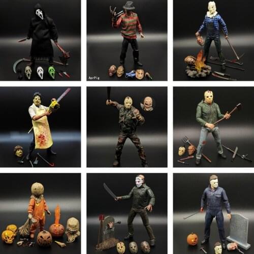 Friday Jason Freddy Krueger Leatherface Stephen Kings Pennywise Joker John Michael Myers Action Figure